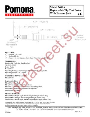 5689A datasheet  